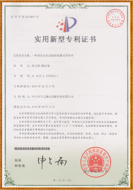 Certificate Of Honor