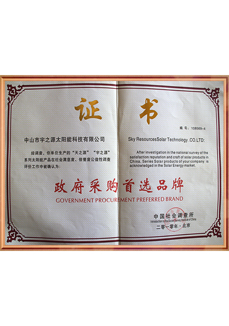 Certificate Of Honor