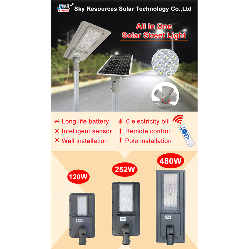 #332 Solar Street Light 480W